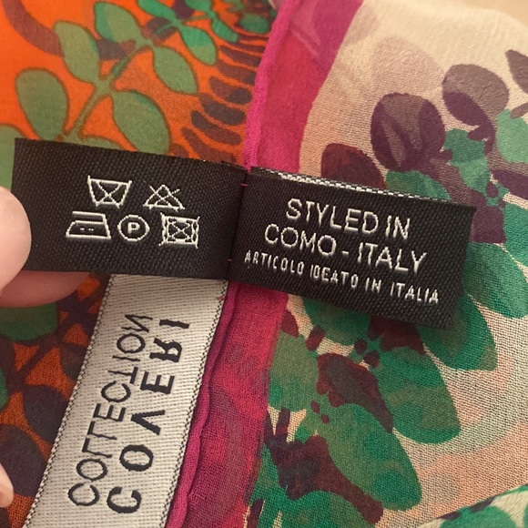 COVERI COLLECTION silk scarf - Picture 5 of 11